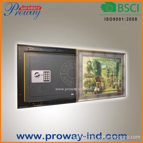 hidden wall safe with changeable picture